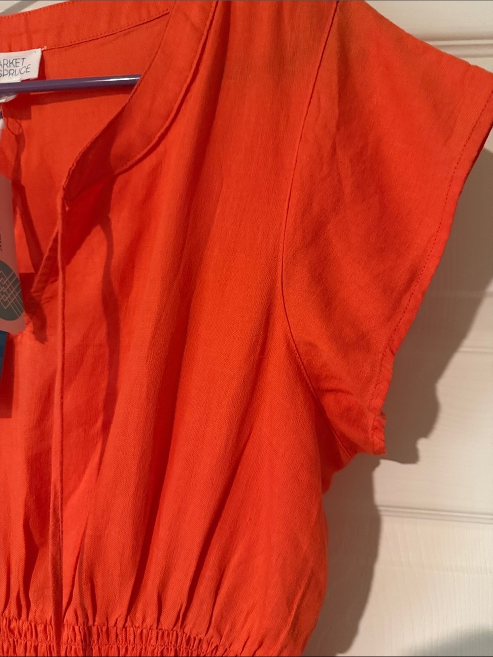 Market & Spruce Bright Orange Maxi Dress - Picture 6 of 12